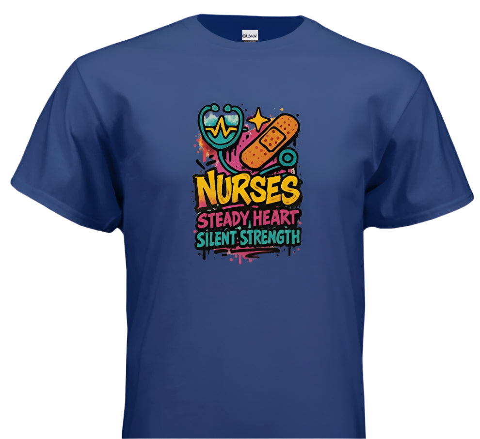 “Steady Heart, Strong Soul – Nurse Life Shirt”