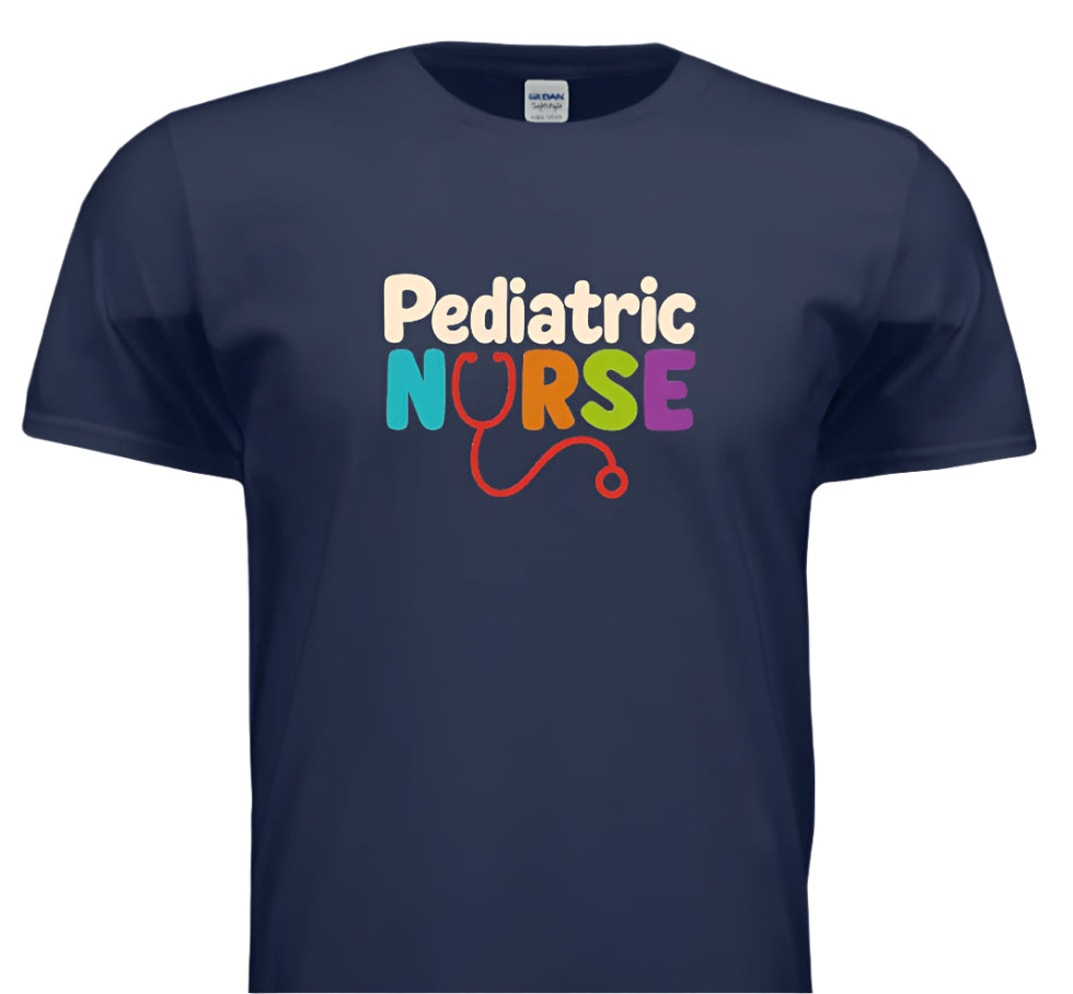 “Pediatric Nurse – Healing Little Hearts in Style”- Doodle-style lettering