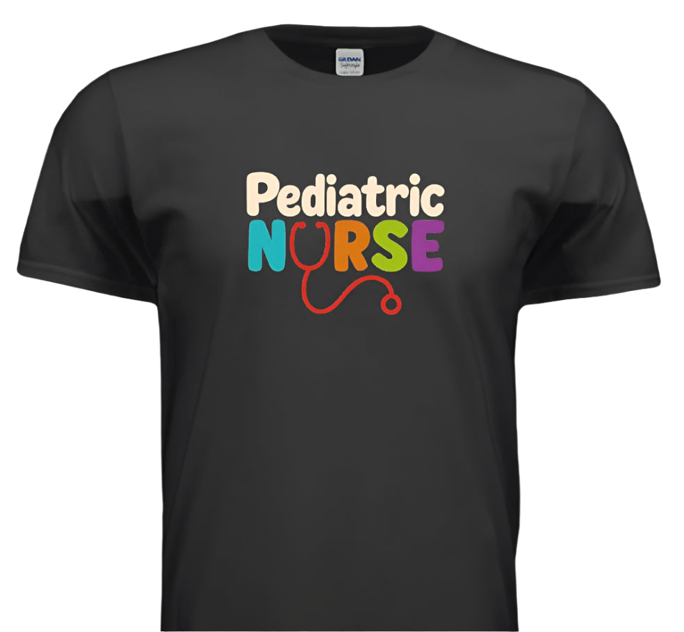 “Pediatric Nurse – Healing Little Hearts in Style”- Doodle-style lettering