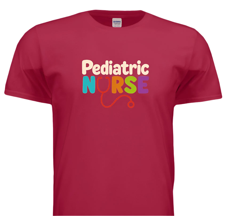 “Pediatric Nurse – Healing Little Hearts in Style”- Doodle-style lettering