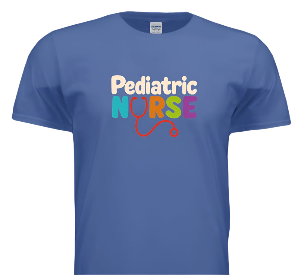 “Pediatric Nurse – Healing Little Hearts in Style”- Doodle-style lettering