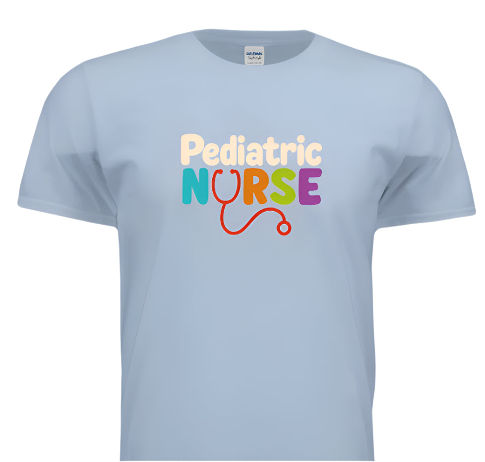 “Pediatric Nurse – Healing Little Hearts in Style”- Doodle-style lettering