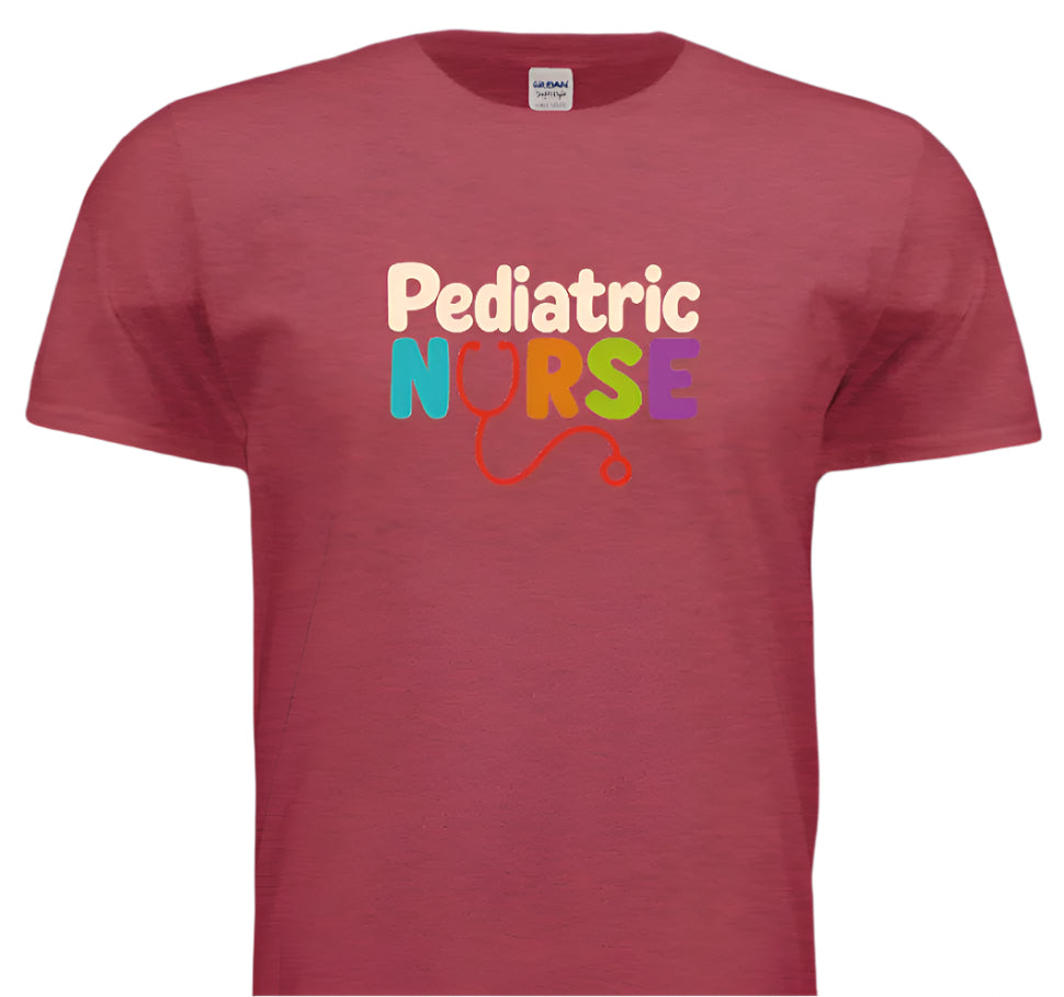 “Pediatric Nurse – Healing Little Hearts in Style”- Doodle-style lettering