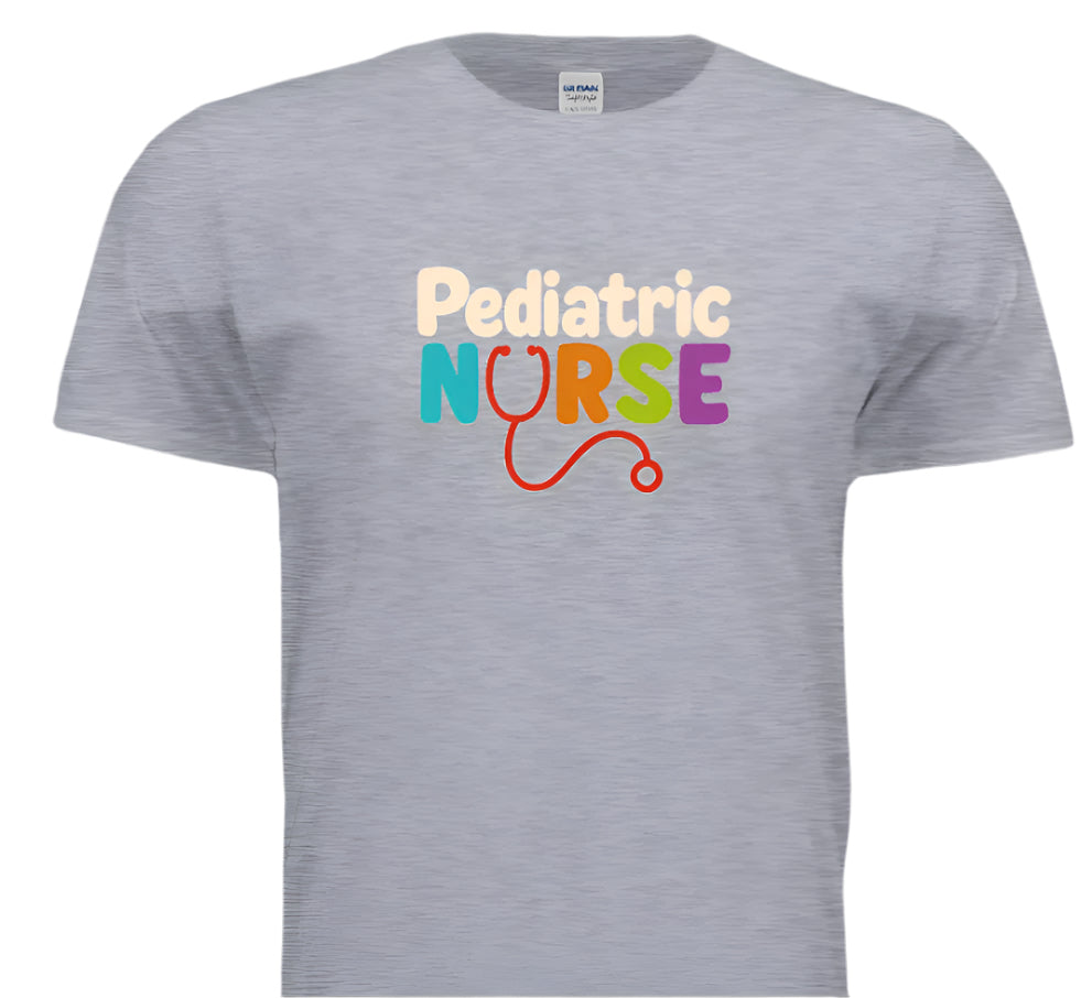 “Pediatric Nurse – Healing Little Hearts in Style”- Doodle-style lettering