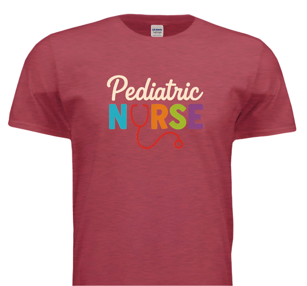 “Pediatric Nurse – Healing Little Hearts in Style”-Cursive style lettering