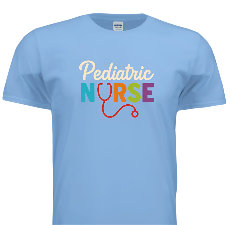 “Pediatric Nurse – Healing Little Hearts in Style”-Cursive style lettering