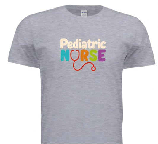 “Pediatric Nurse – Healing Little Hearts in Style”- Doodle-style lettering