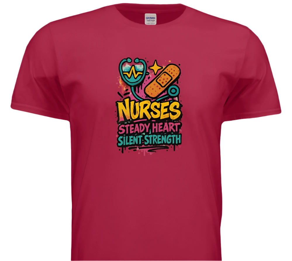 “Steady Heart, Strong Soul – Nurse Life Shirt”